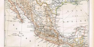 Мексико старе мапи